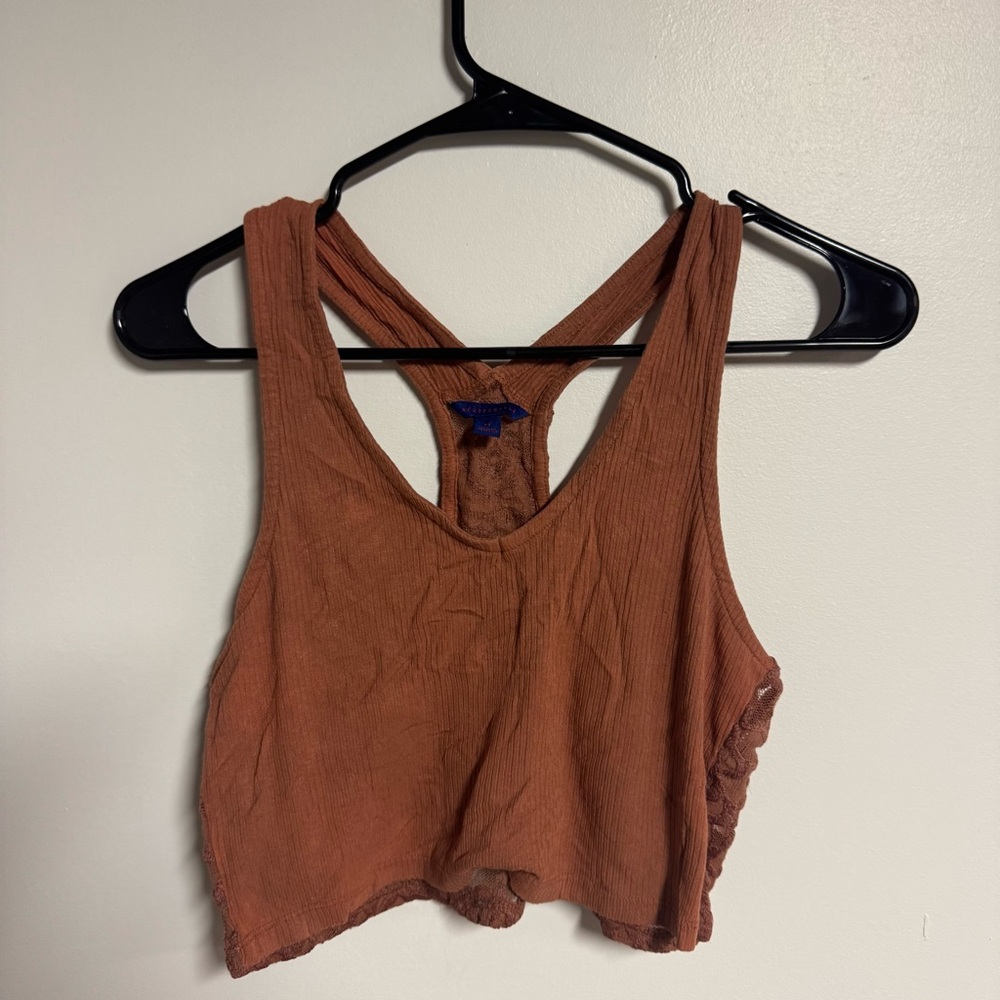 Aeropostale Burnt Orange Crop Top